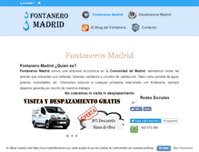 Tablet Screenshot of madridfontanero.es